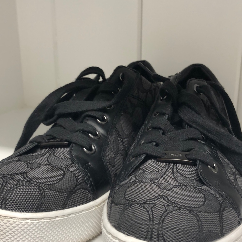 COACH SHOES LIMITED EDITION GRAY AND BLACK//